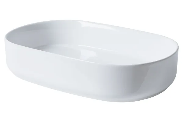 Накладная раковина Allen Brau Fantasy Oval 55x36, белая Sancos — Оригинал