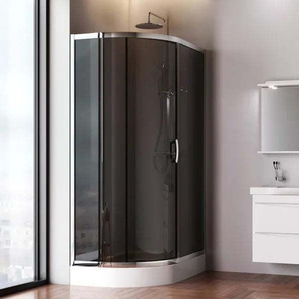Душевой уголок AM.PM Like W83UG-302U120CG 120x80 профиль хром, стекло тонированное Sancos — Оригинал