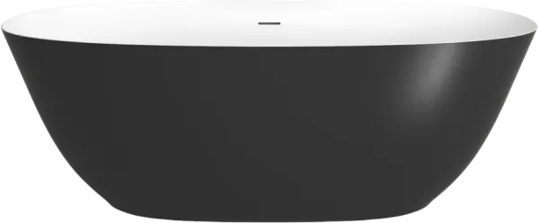 Ванна из искусственного камня Plumberia Selection Veloma 170x75 см, отдельностоящая, биколор матовый Sancos — Оригинал