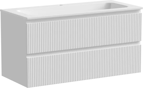 Тумба под раковину Sancos Snob T 100 подвесная Bianco (белый), SNT100W Sancos — Оригинал