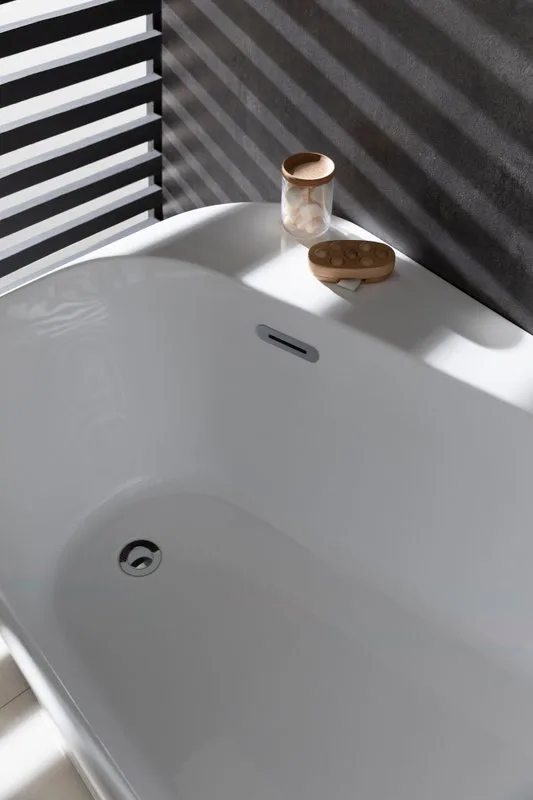 Акриловая ванна Allen Brau Priority 1 170x80 см, отдельностоящая, белая матовая, овальная, на ножках Sancos — официальный сайт