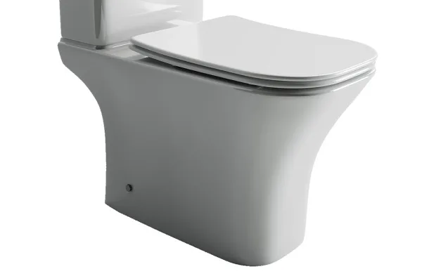 Чаша для унитаза-компакта Ceramicanova Alfa Rimless CN9002-B с сидением микролифт Sancos — Оригинал