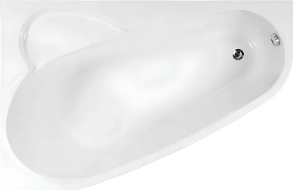 Акриловая ванна Vagnerplast Selena VPBA163SEL3LX-04 L без опоры 160x105 см, угловая, левая Sancos — Оригинал