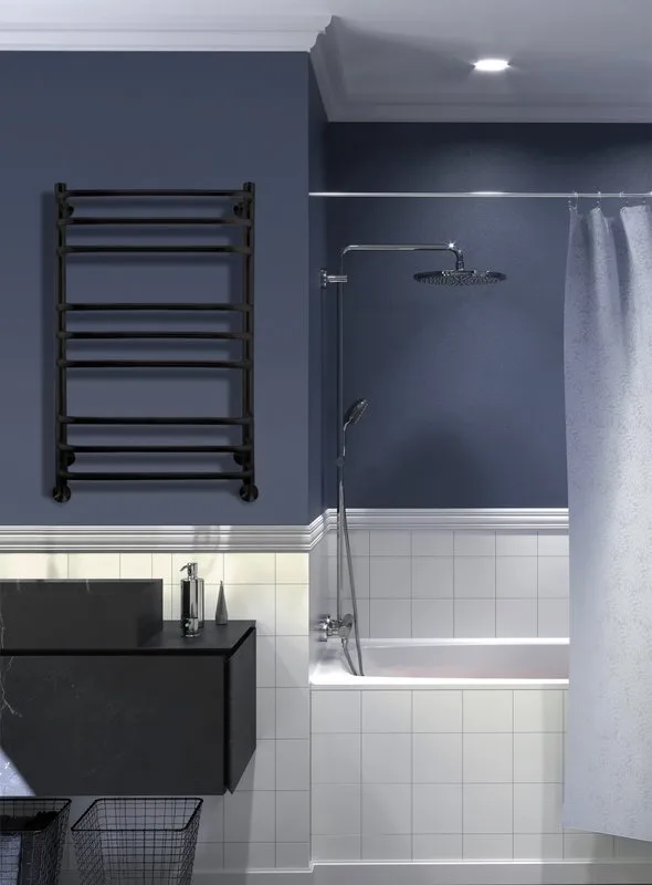 Полотенцесушитель водяной Indigo Brace LBCW80-50BR черный муар Sancos — официальный сайт