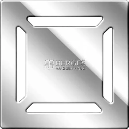Душевой трап Berges Platz Norma 091159, 15x15 см, хром Sancos — официальный сайт