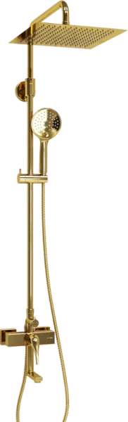 Душевая стойка Wasserkraft Sauer A171.261.207.PG, золото Sancos — Оригинал