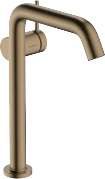Смеситель для раковины Hansgrohe Tecturis S Fine 240 CoolStart 73370140 шлифованная бронза Sancos — Оригинал