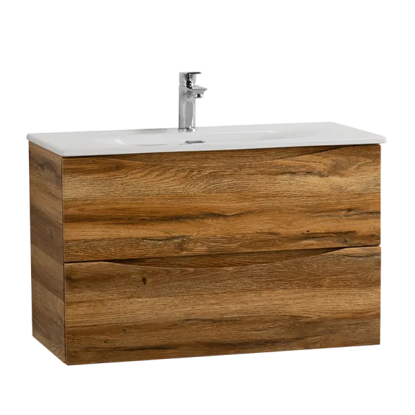 Тумба под раковину без столешницы BelBagno Marino-cer-mini 70 подвесная, rovere rustico Sancos — Оригинал