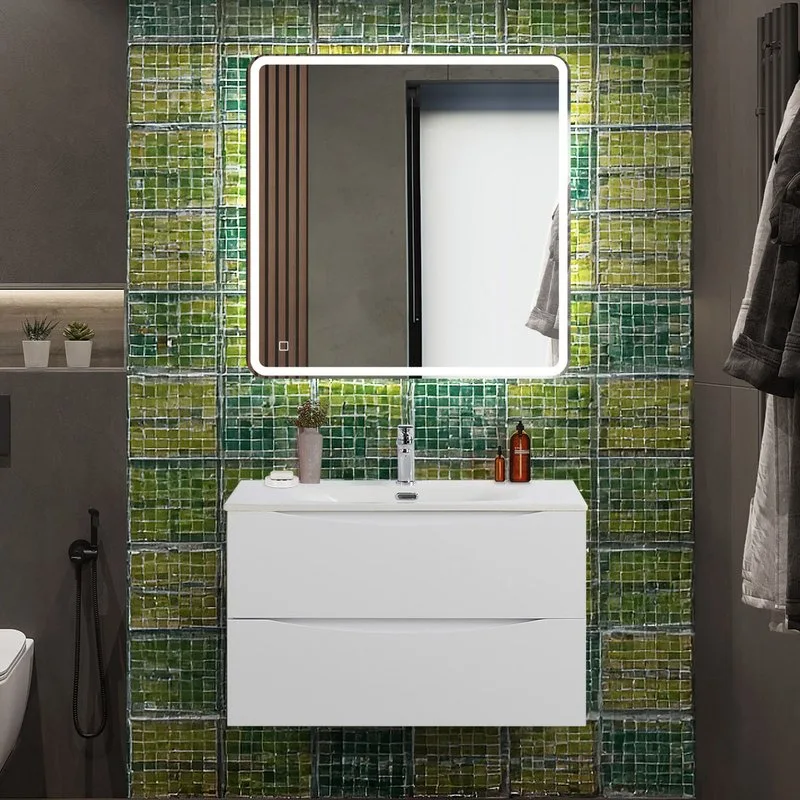 Тумба под раковину без столешницы BelBagno Marino-cer-n 80 подвесная, bianco lucido Sancos — официальный сайт