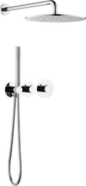 Душевой комплект Timo Saona SX-2359/00SM, С ВНУТРЕННЕЙ ЧАСТЬЮ, с термостатом, хром Sancos — Оригинал