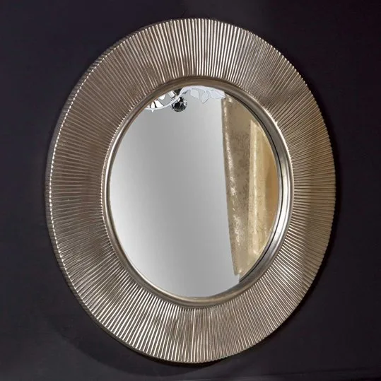 Зеркало круглое Armadi Art NeoArt Shine серебро Sancos — Оригинал