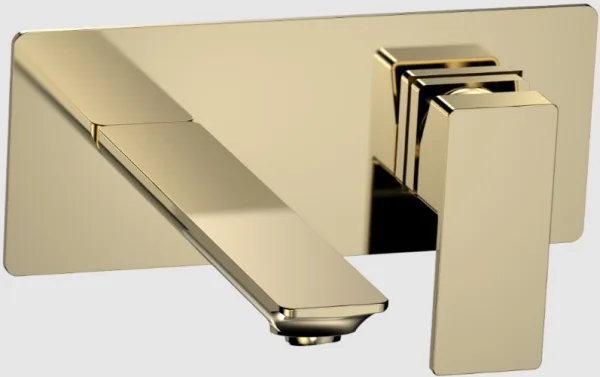 Смеситель для раковины AQUAme Savona AQM6815GG, золото Sancos — Оригинал