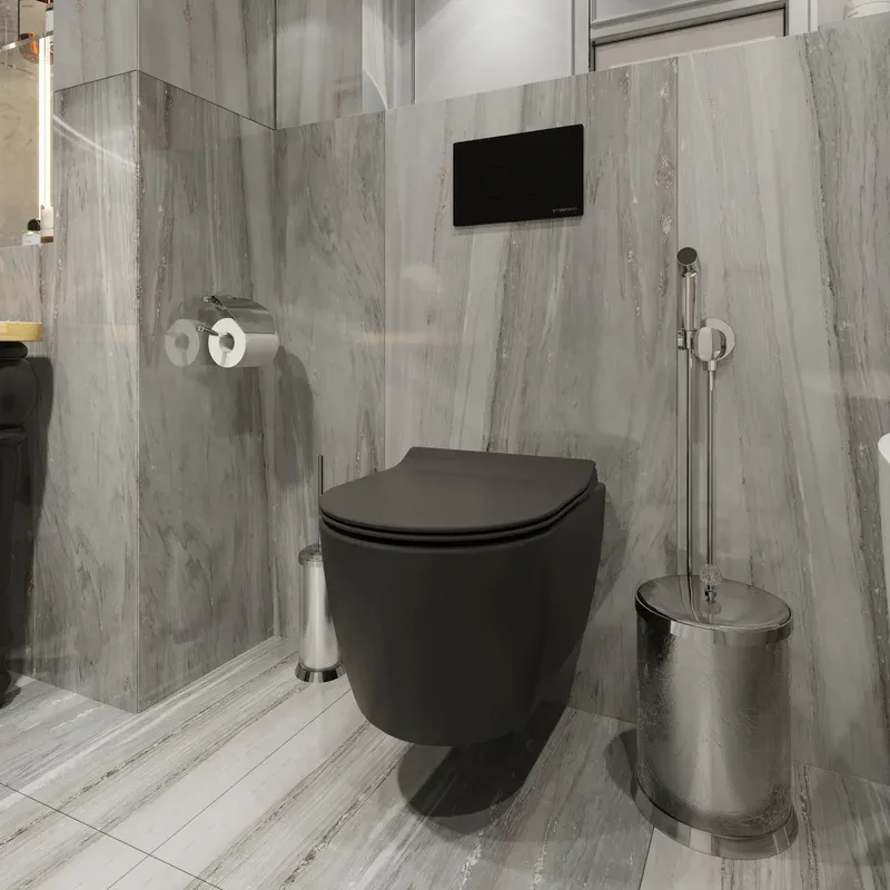 Гигиенический душ Hansgrohe Bidette S 1jet 29232000, со смесителем, хром Sancos — официальный сайт
