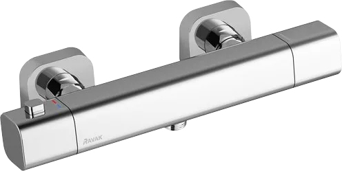 Термостатический смеситель Ravak 10° Free X070140 нержавеющая сталь Sancos — Оригинал