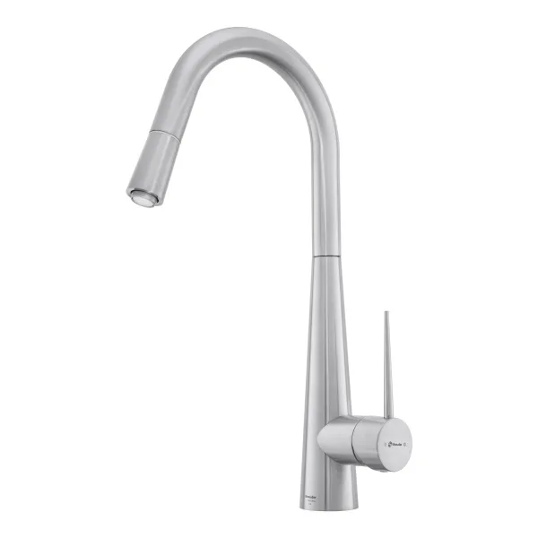 Смеситель для кухни Shouder Iten 0300605 с гибким изливом, хром Sancos — Оригинал