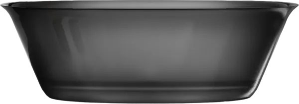 Акриловая ванна Abber Kristall AT9707 Onyx 170x75 см, отдельностоящая, черная, овальная, с донным кл Sancos — Оригинал