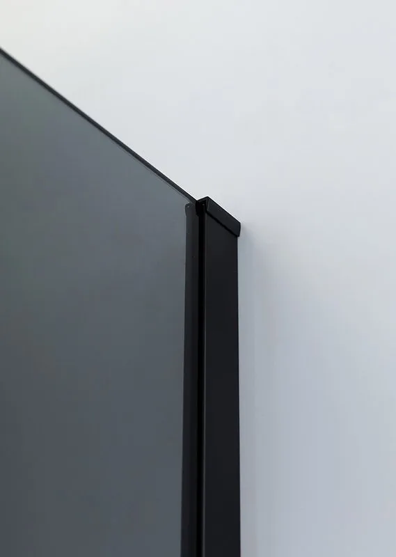 Душевой уголок Cezares Slider AH 2 70/80-90/100 Grigio Nero профиль черный, стекло серое Sancos — официальный сайт