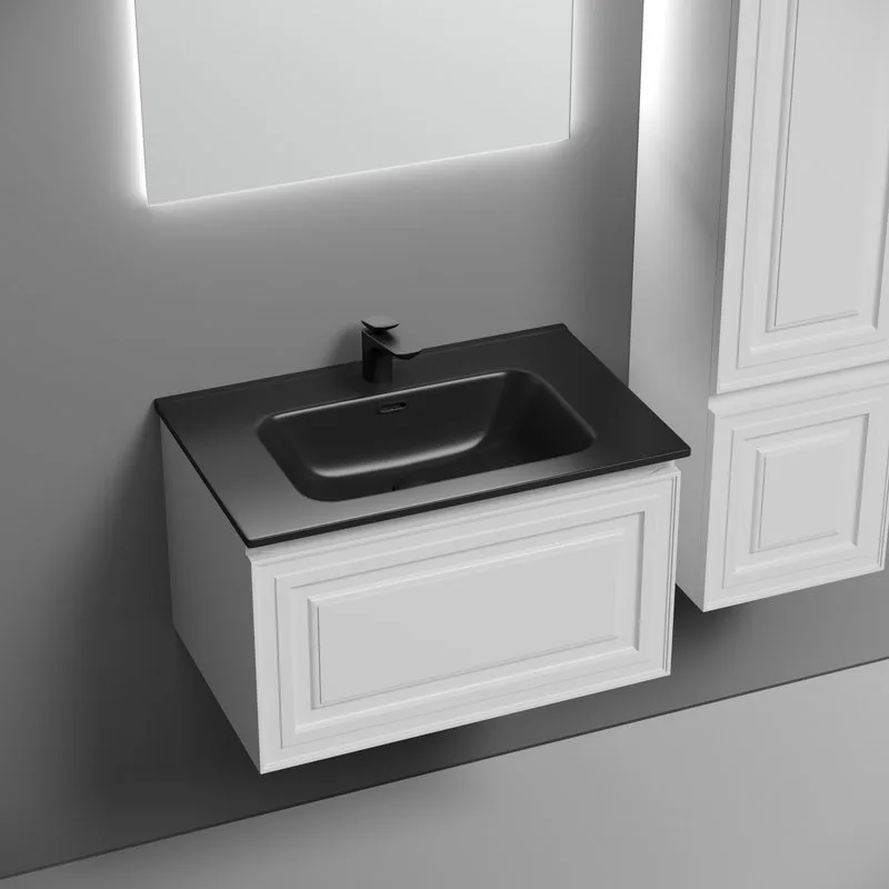 Тумба с раковиной Sancos Very 70 bianco, раковина CN7007MB Sancos — официальный сайт