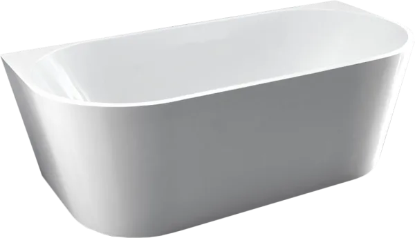 Акриловая ванна Vincea VBT-421-1800 180x80 см, пристенная, белая, овальная, на ножках, со сливом-пер Sancos — Оригинал