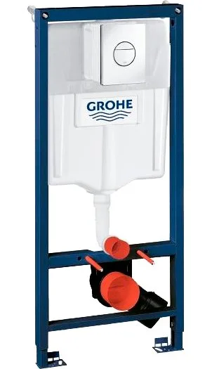 Система инсталляции для унитазов Grohe Solido Solido 38832000, 3 в 1 с кнопкой смыва Sancos — Оригинал