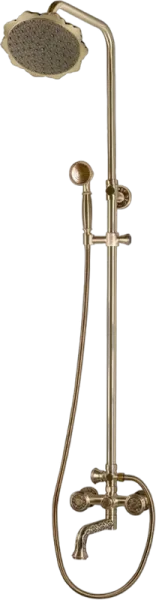 Душевая стойка Bronze de Luxe Royal 10121PF, бронза Sancos — Оригинал