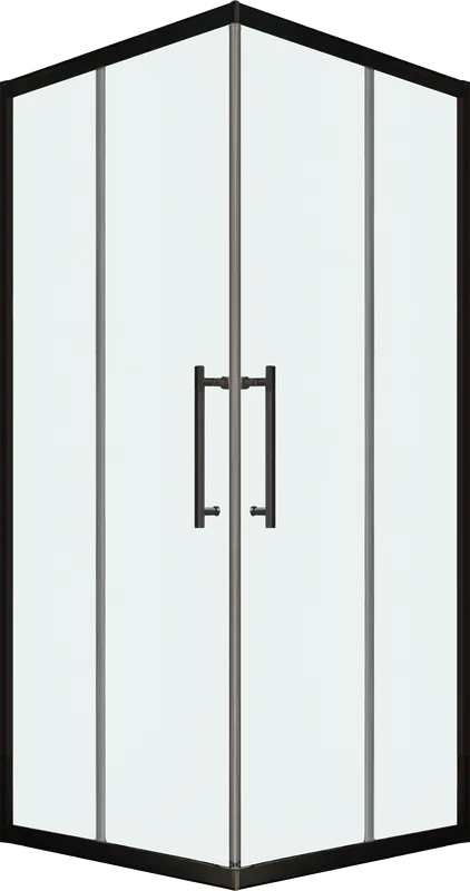 Душевой уголок Veconi Premium Trento PTC-20B 110x80, профиль черный матовый, стекло прозрачное Sancos — официальный сайт