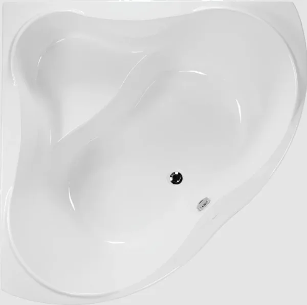 Акриловая ванна Vagnerplast Iris VPBA143IRI3X-04 без опоры 145x145 см, угловая, пристенная, белая Sancos — Оригинал