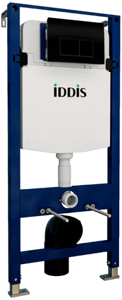 Система инсталляции для унитазов IDDIS Optima Home OPH00MBi32K, с кнопкой смыва, черная Sancos — Оригинал