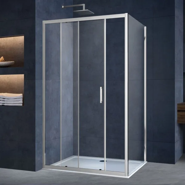 Душевой уголок Vincea Alpha VSR-3AL8010CL 100х80 см, профиль хром Sancos — Оригинал