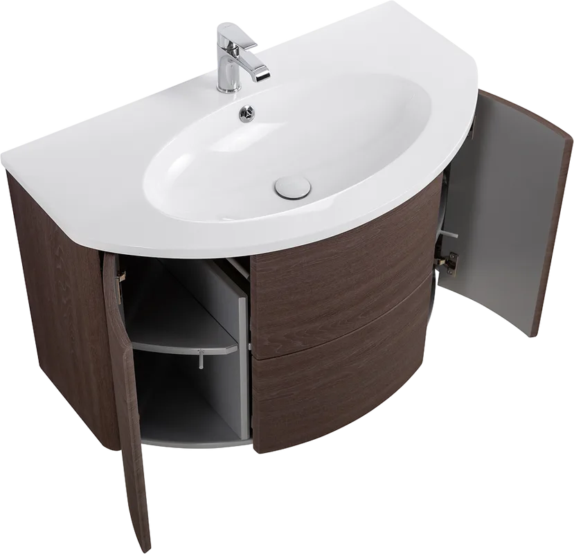 Тумба под раковину без столешницы Cezares Eden 90 rovere scuro soft Sancos — официальный сайт