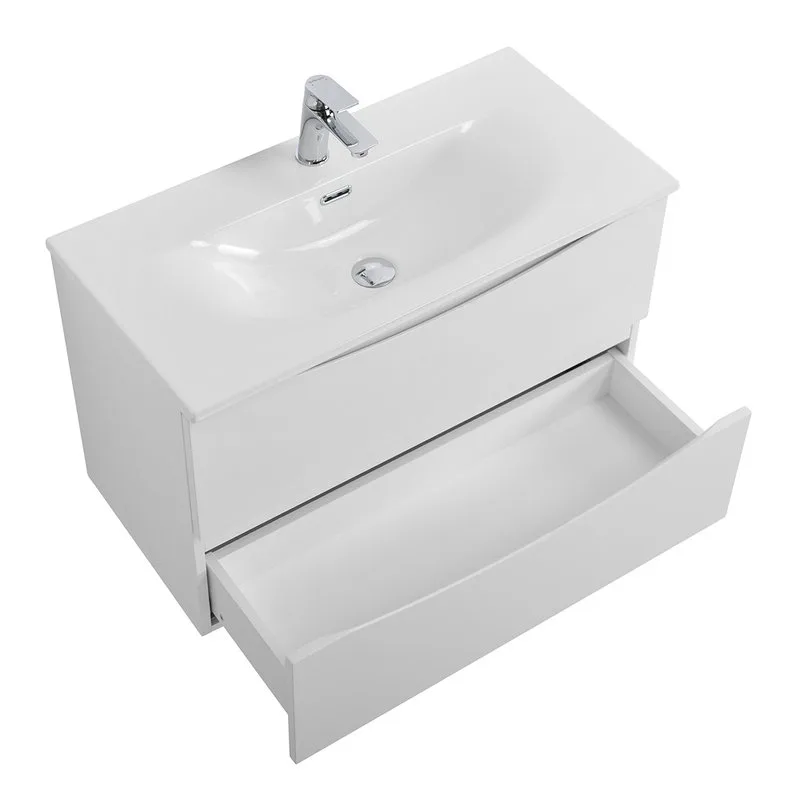 Тумба под раковину без столешницы BelBagno Marino-cer-mini 80 подвесная, bianco lucido Sancos — официальный сайт