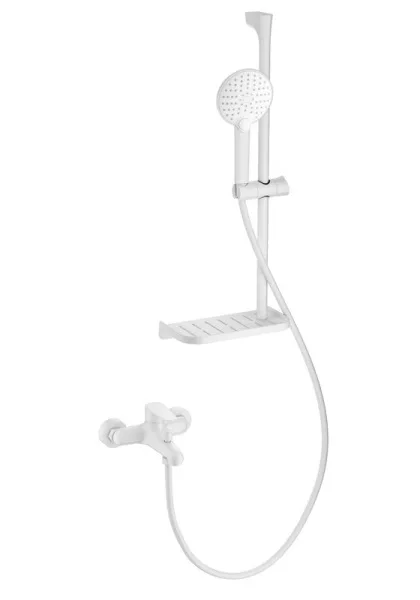 Смеситель для ванны с душем Wonzon & Woghand WW-AE3201-MW, матовый белый Sancos — Оригинал