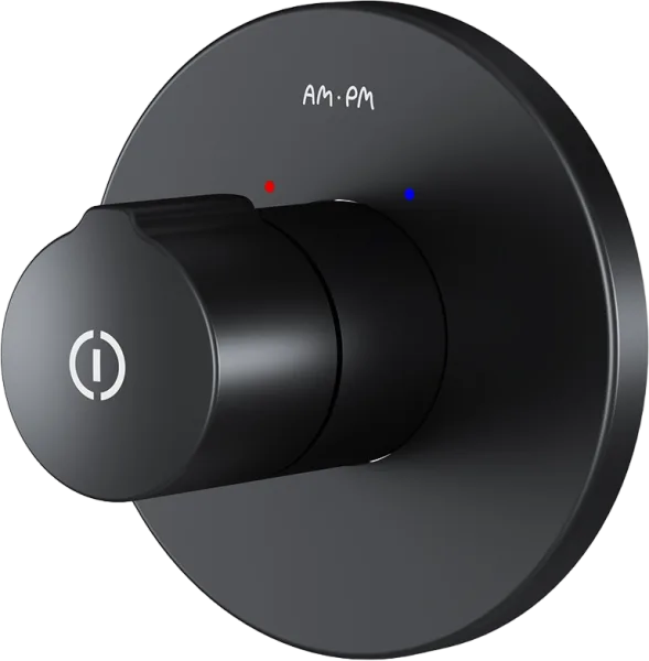 Встраиваемый смеситель AM.PM X-Joy F85A65722 черный, С ВНУТРЕННЕЙ ЧАСТЬЮ Sancos — Оригинал