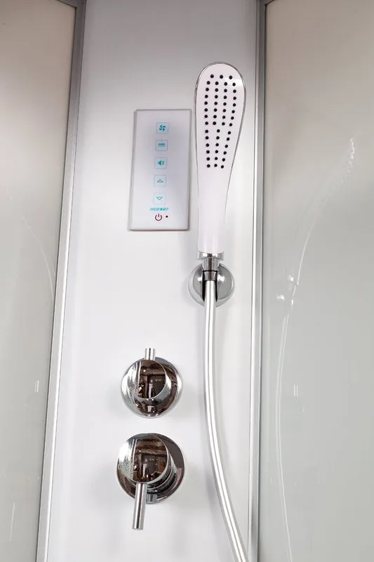 Душевая кабина DTO L 920LGM+EL с высоким поддоном, с сиденьем Sancos — официальный сайт