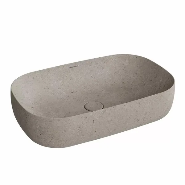 Накладная раковина KERAMA MARAZZI Magica накладная, 65, серый камень Sancos — Оригинал