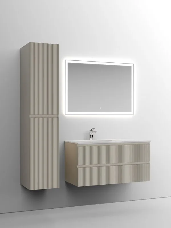 Тумба с раковиной Sancos Snob T 100 см, L, beige soft Sancos — официальный сайт