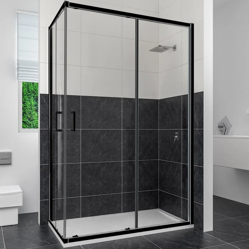 Душевой уголок RGW Classic Classic CL-44-B (785-800)x(985-1000)x1850, профиль черный Sancos — официальный сайт