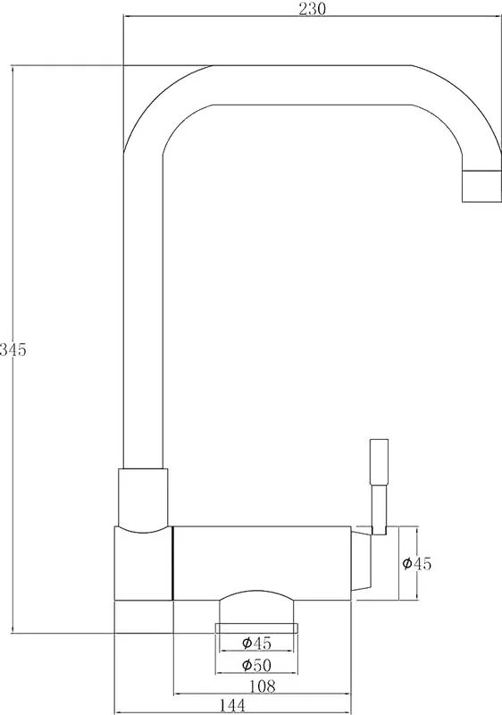 Смеситель для кухни Steel Hammer Inox SH 5197 INOX Sancos — официальный сайт