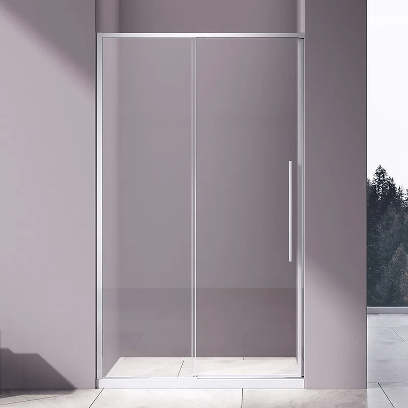 Душевая дверь в нишу Vincea Slim-N VDS-4SN120CL 120 см, профиль хром Sancos — официальный сайт