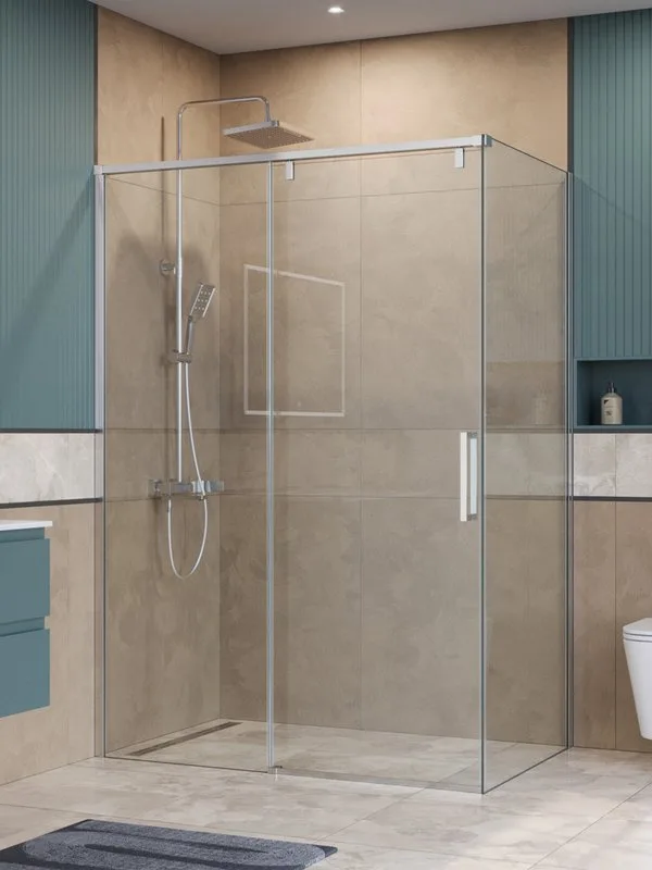 Душевой уголок BelBagno Soft Close-1 AH-1-140/90-C-Cr профиль хром Sancos — официальный сайт