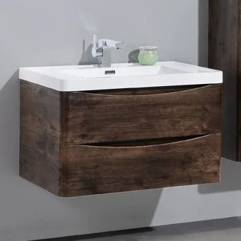 Тумба под раковину без столешницы BelBagno Ancona-N 80 rovere more подвесная Sancos — Оригинал