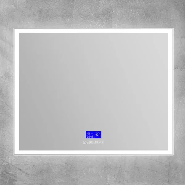 Зеркало BelBagno SPC-GRT-1000-800-LED-TCH-RAD с bluetooth, термометром и радио Sancos — Оригинал
