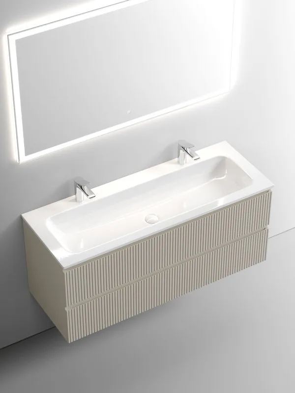 Тумба с раковиной Sancos Snob T 120 см, beige soft, раковина CN7016 Sancos — официальный сайт