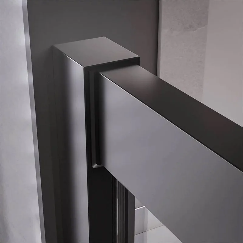 Душевой уголок Veconi Premium Trento PTC-20B 110x80, профиль черный матовый, стекло прозрачное Sancos — официальный сайт