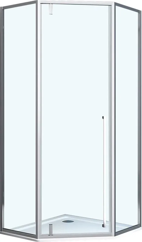 Душевой уголок Vincea Penta VSP-3P900CL 90x90, профиль хром, стекло прозрачное Sancos — официальный сайт