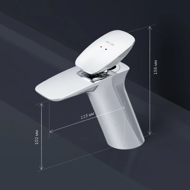 Смеситель для раковины AM.PM Spirit V2.0 F70A02100 Sancos — официальный сайт