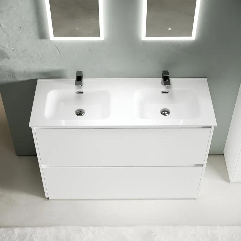 Тумба под раковину Sancos Libra Floor 120 напольный белый глянец, LB120F-2W Sancos — официальный сайт