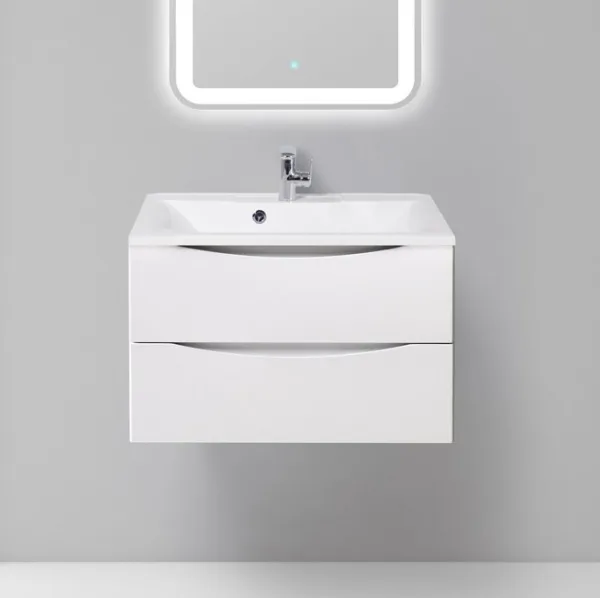 Тумба под раковину без столешницы BelBagno Marino 75 bianco opaco Sancos — Оригинал