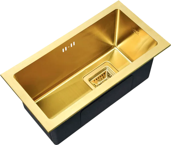 Дополнительная мойка Zorg Inox PVD SZR-2344-G BRONZE Sancos — Оригинал