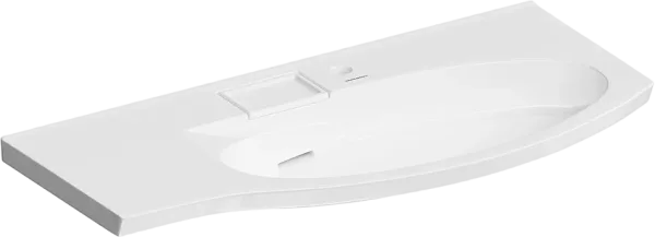 Мебельная раковина KERAMA MARAZZI Riva 100 R, глянцевая белая Sancos — Оригинал